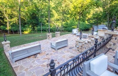 stone patio