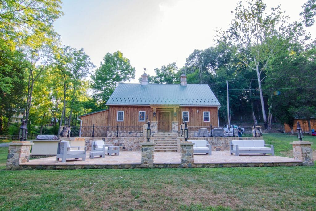 stone patio