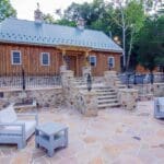 stone patio