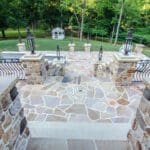 stone patio