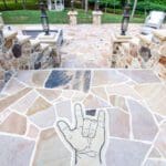 stone patio