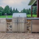 outdoor kitchen
