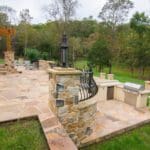stone patio