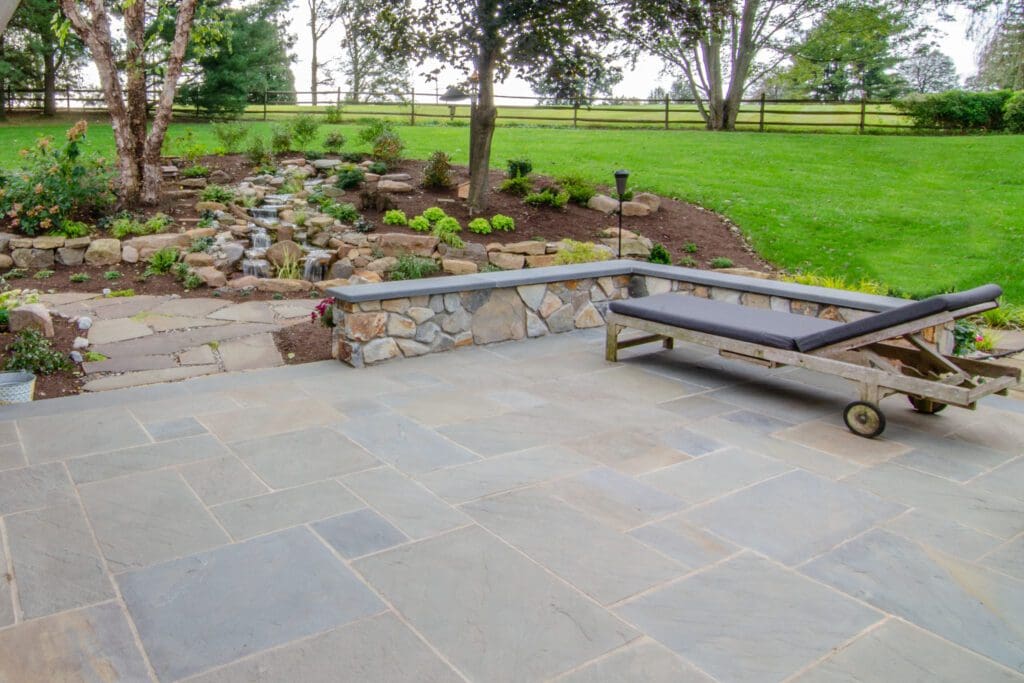 stone patio