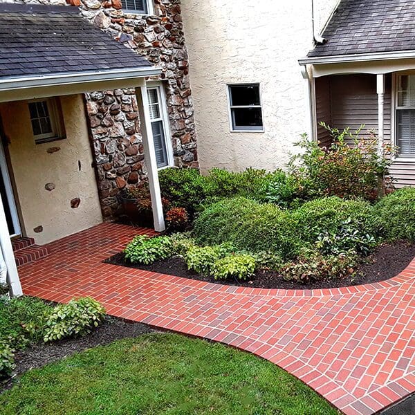 brick walkway