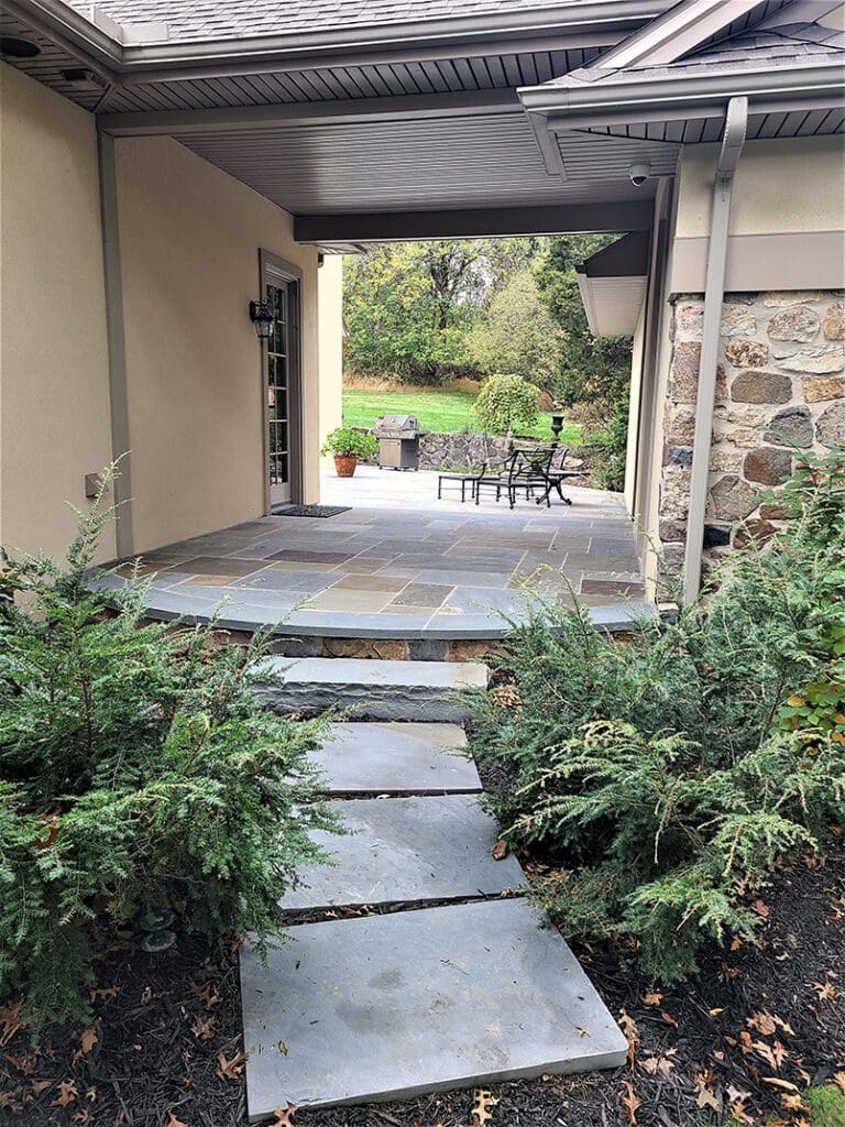 Stone walkway
