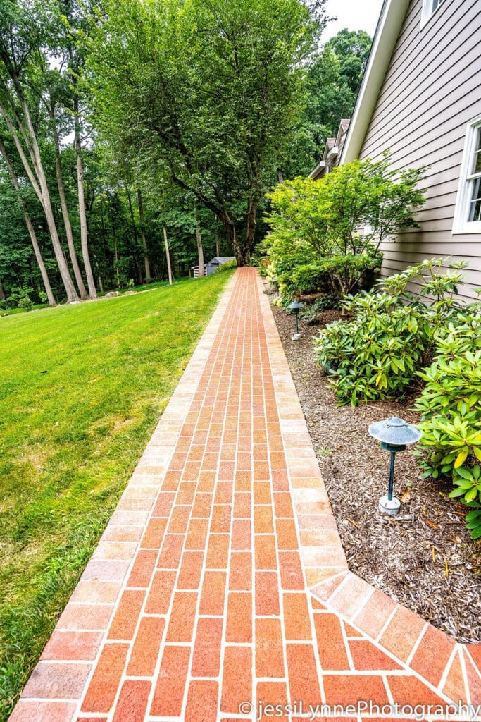 Brick walkway