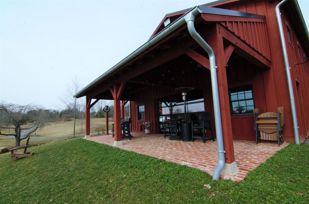 Backyard patio